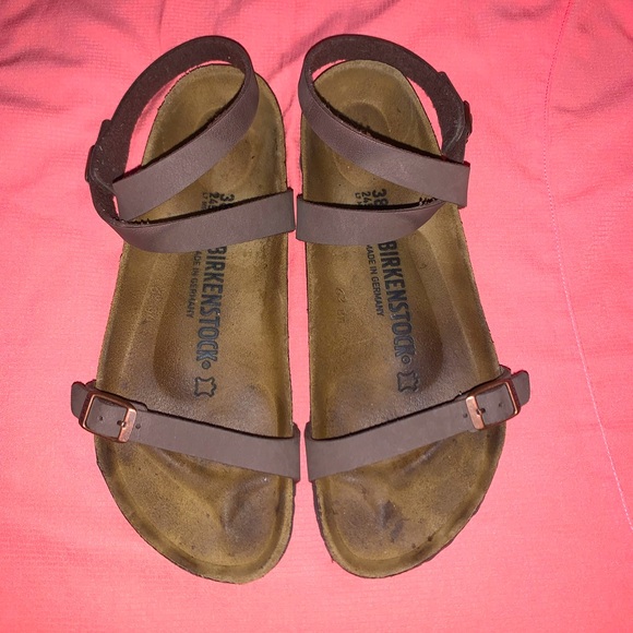 Birkenstock Dark Brown Sandals - Picture 1 of 6